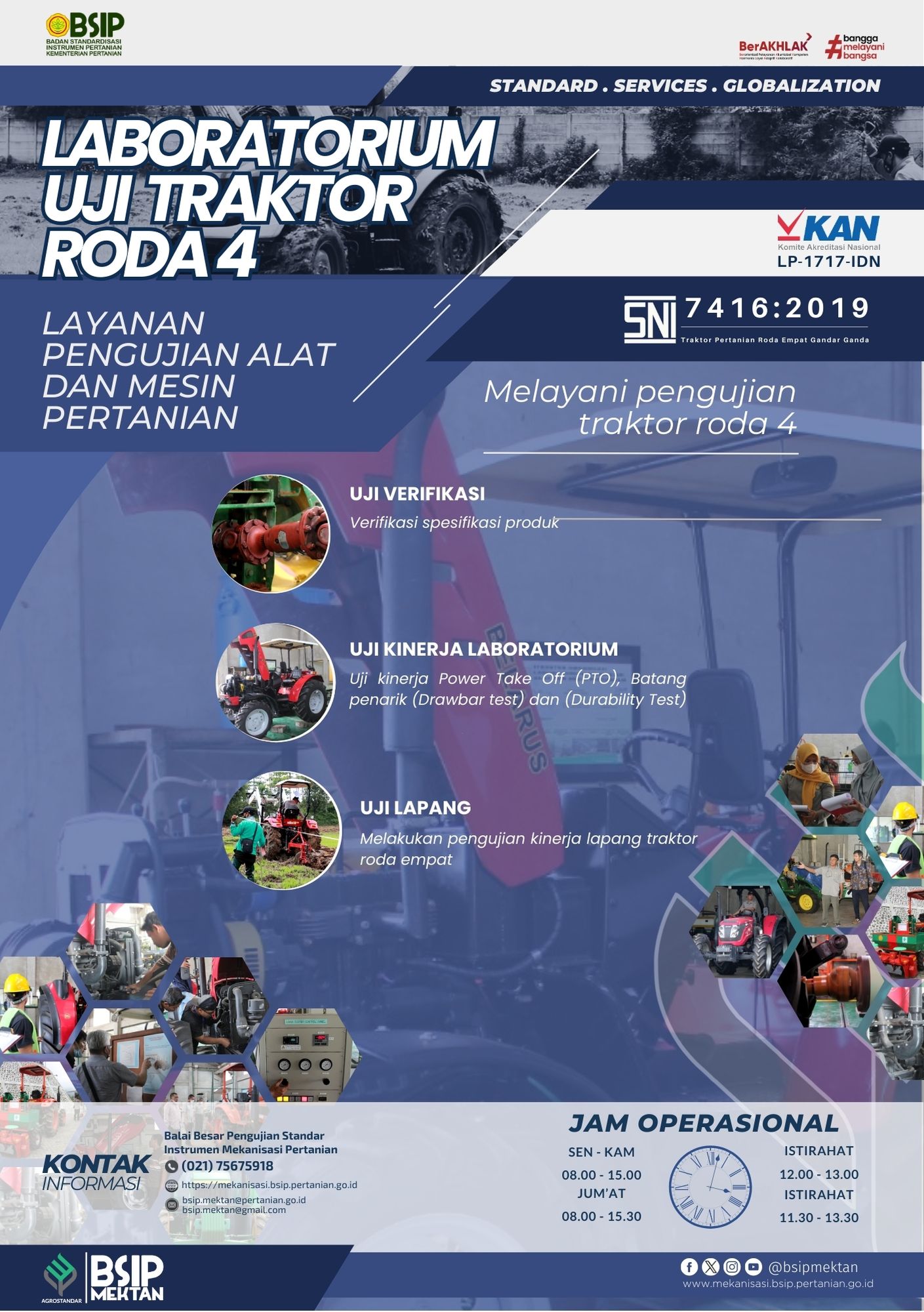 Laboratorium Uji Traktor Roda 4